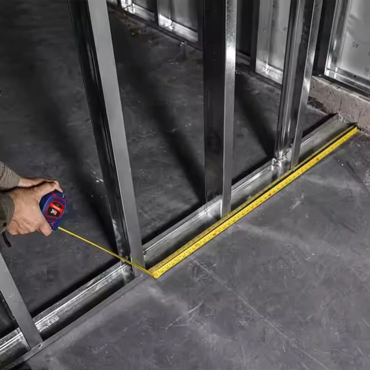 WORKPRO WP261008 3Mx16mm/10Ft. Naylon Kaplama Sarı Çelik Şerit Metre