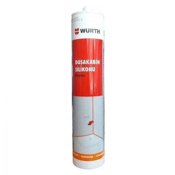 Würth Duşakabin Silikonu Beyaz 310 ML