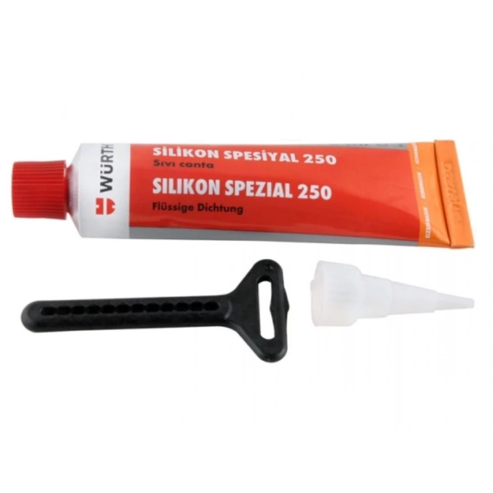 Würth Silikon Sıvı Conta Siyah 250C 70 Ml