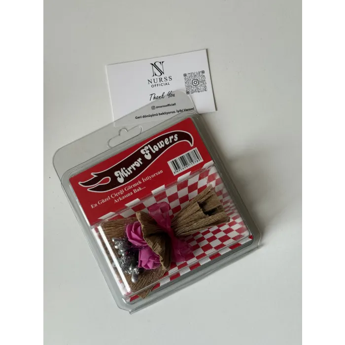 MİRROR FLOWERS ( arkası aynalı)