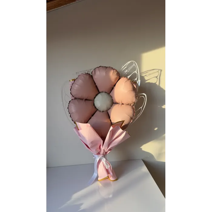 Çiçek balon buket