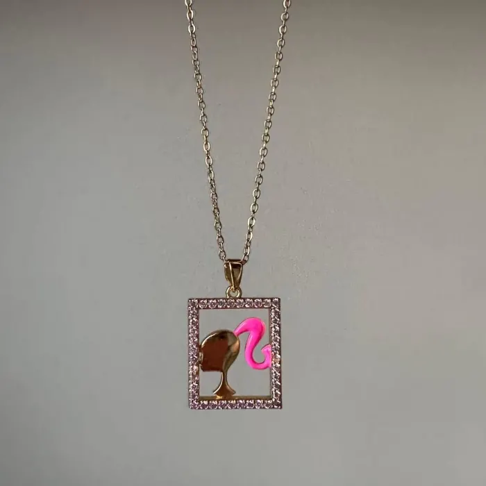 BARBİE ÇELİK KOLYE