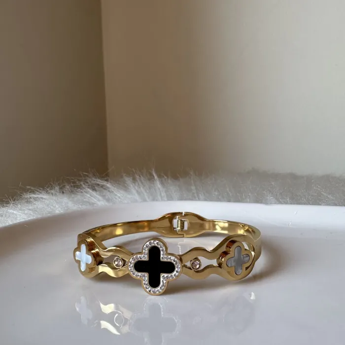 ÇELİK KELEPÇE BİLEKLİK VAN CLEEF