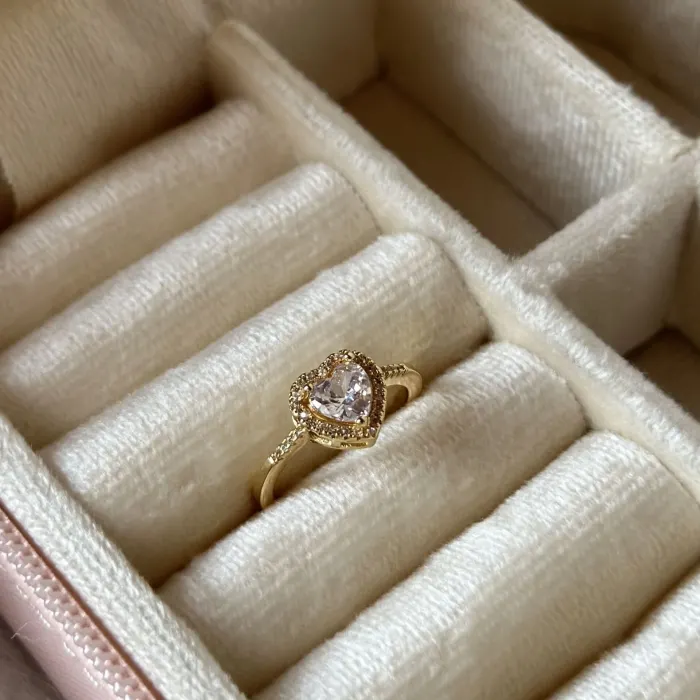 LOVE KALP YÜZÜK GOLD