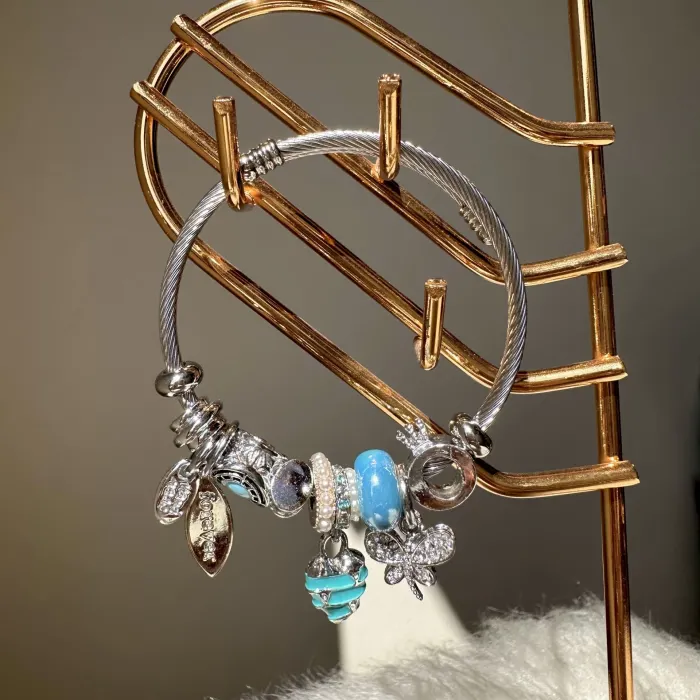 MAVİ KİLİT BİLEKLİK ÇELİK