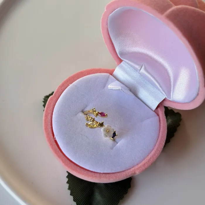 Minimal flowers yüzük