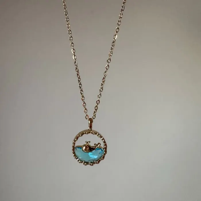 OKYANUS KOLYE GOLD ÇELİK