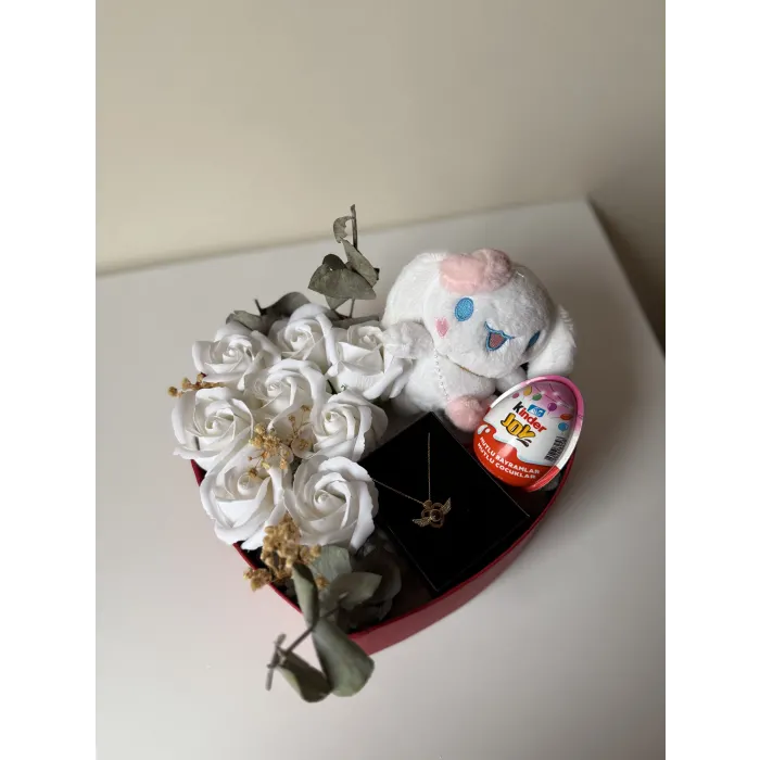 Özel güllü ayıcıklı kutu