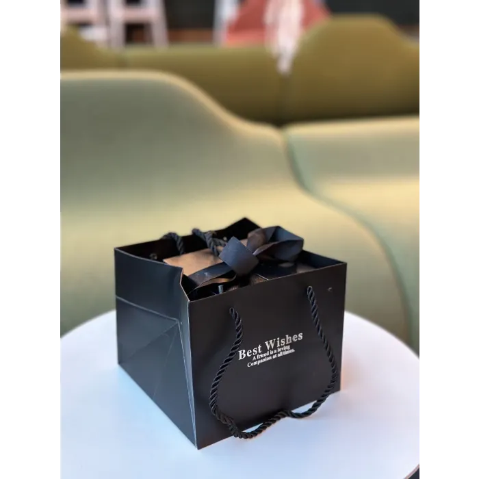 ÖZEL GÜLLÜ ÇEKMECELİ KUTU KURDELE