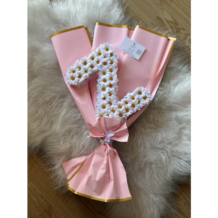 PAPATYA HARF BUKET (1 harf fiyatıdır)