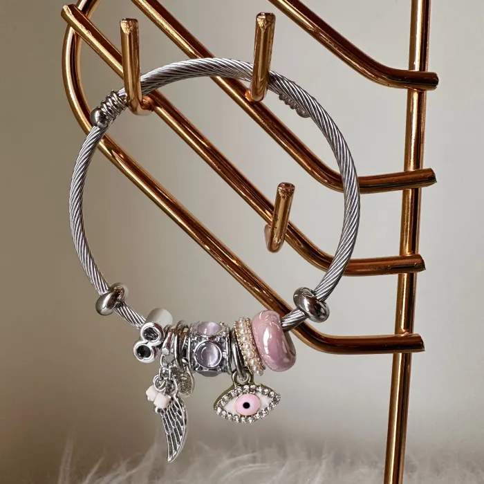 PEMBE EYES BİLEKLİK ÇELİK