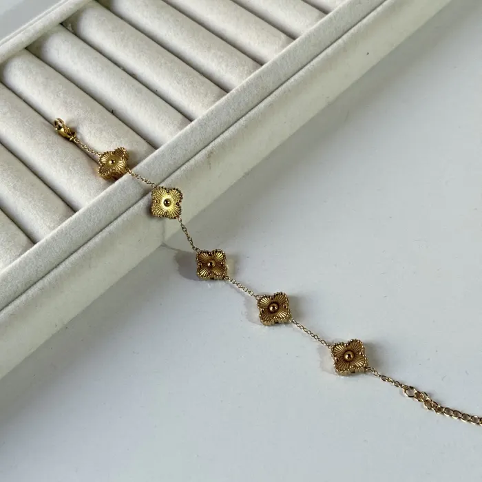 Van cl**f gold bileklik çelik