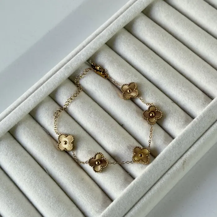 Van cl**f gold bileklik çelik