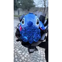 Stitch mega boy gül buketi