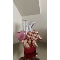 Kişiye özel balonlu harfli kutu