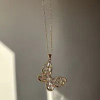 ÇELİK KELEBEK KOLYE