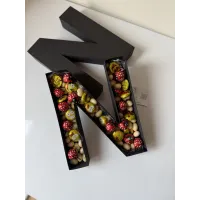 ÇİKOLATA DOLU HARFLİ ÖZEL KUTU