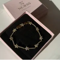 Glow star bileklik gold renk