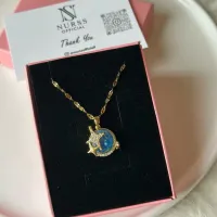 GÖKYÜZÜ & YILDIZ ÇELİK KOLYE GOLD