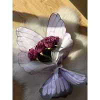 KELEBEK KAPLAMALI BUKET MOR