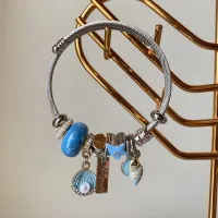 MAVİ İNCİ TANESİ ÇELİK BİLEKLİK