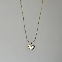 MİNİMAL KALP KOLYE