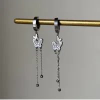 SALLANTILI KELEBEK KÜPE