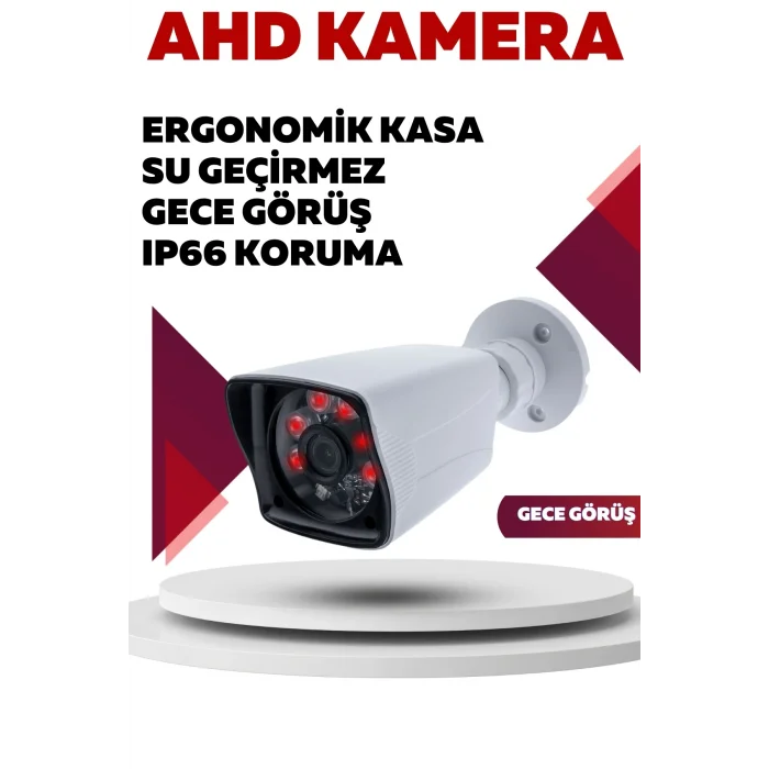 İrtech-2 Kameralı Güvenlik Kamera Seti Gece Görüşlü-Su Geçirmez-Tak Çalıştır G03