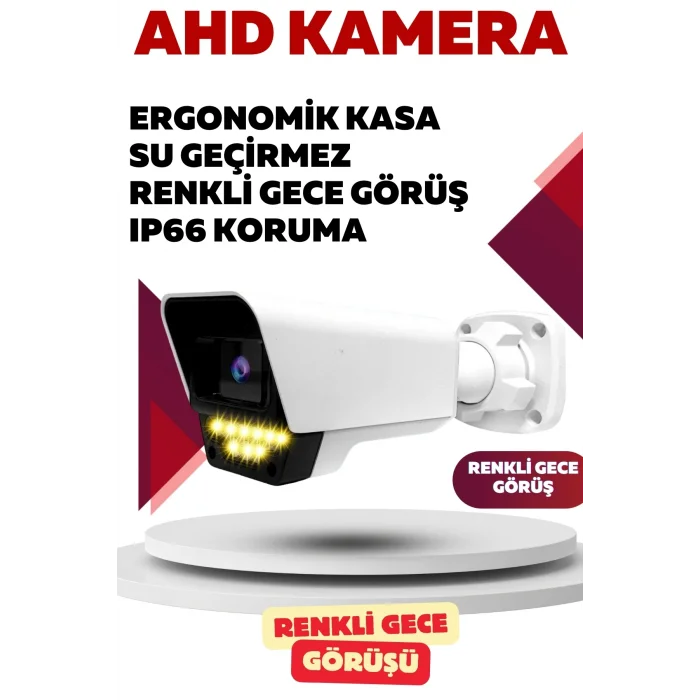 İrtech- 12 Kameralı Güvenlik Kamera Seti Gece Renkli Görüşlü-Su Geçirmez-Tak Çalıştır G07