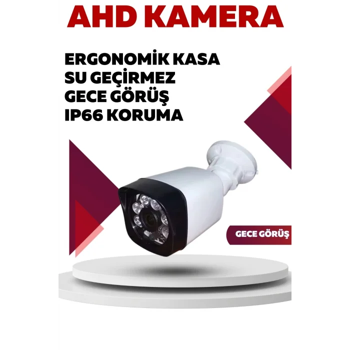 İrtech-10 Kameralı Güvenlik Kamera Seti Gece Görüşlü-Su Geçirmez-Tak Çalıştır G02