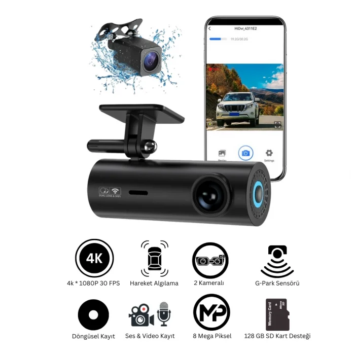 Rx-LF10 Wifi Araç Kamerası