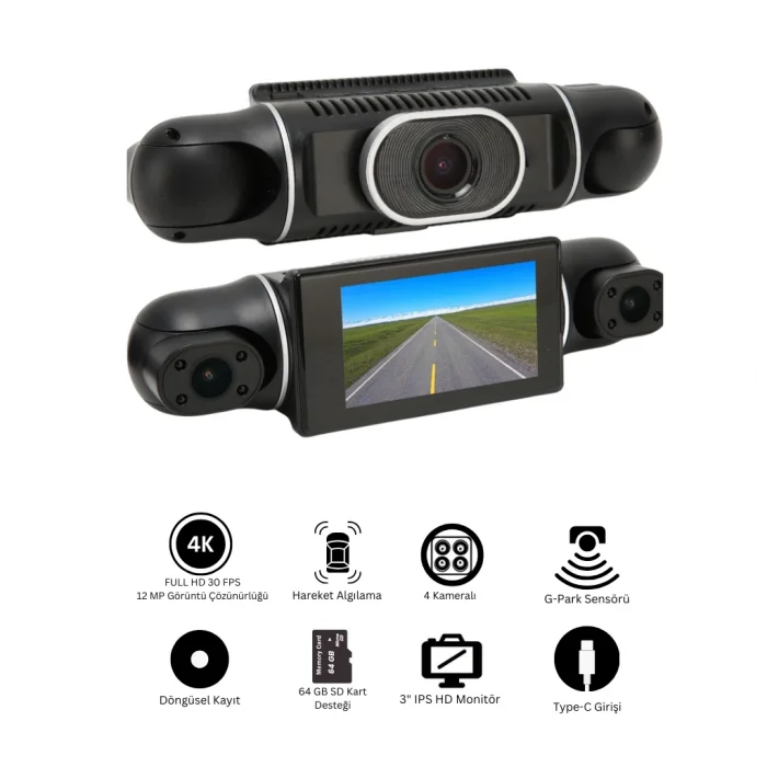 Rx-S8 Wifi Araç Kamerası