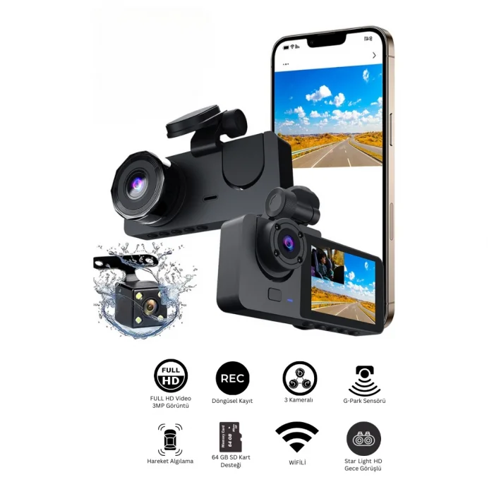 Rx-Yn15 Wifi Araç Kamerası