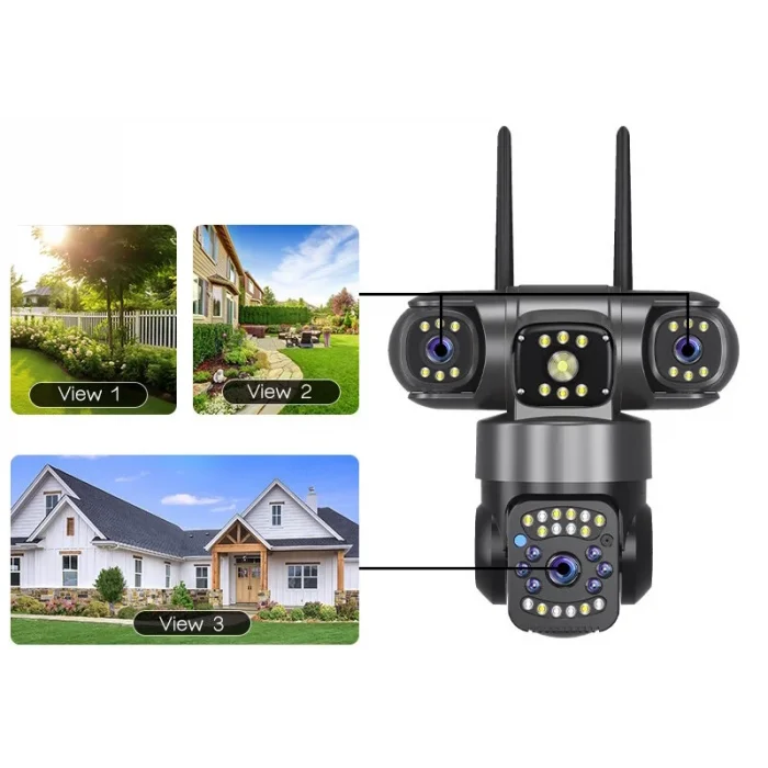 Neo-5112W WIFI 2 KAMERALI 3MP+3MP UHD 3.6mm Lens Wifi PTZ