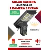 2 Kamera 3 Ekranlı 6 Mp Full HD Solar Kamera Aydınlatmalı Güneş Enerjili Kamera-4G NJPUWZH6VA