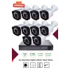 İrtech-10 Kameralı Güvenlik Kamera Seti Gece Görüşlü-Su Geçirmez-Tak Çalıştır G02