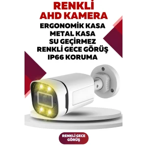 İrtech- 5.0 Mp Lensli Sesli Ahd Kamera Renkli Gece Görüş -Su Geçirmez 0750s