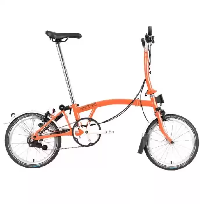 Brompton C-Line M6L Katlanır Bisiklet-Turuncu