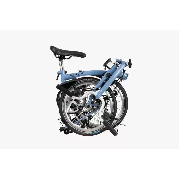 Brompton C-Line M6L Katlanır Bisiklet-Cloud Blue