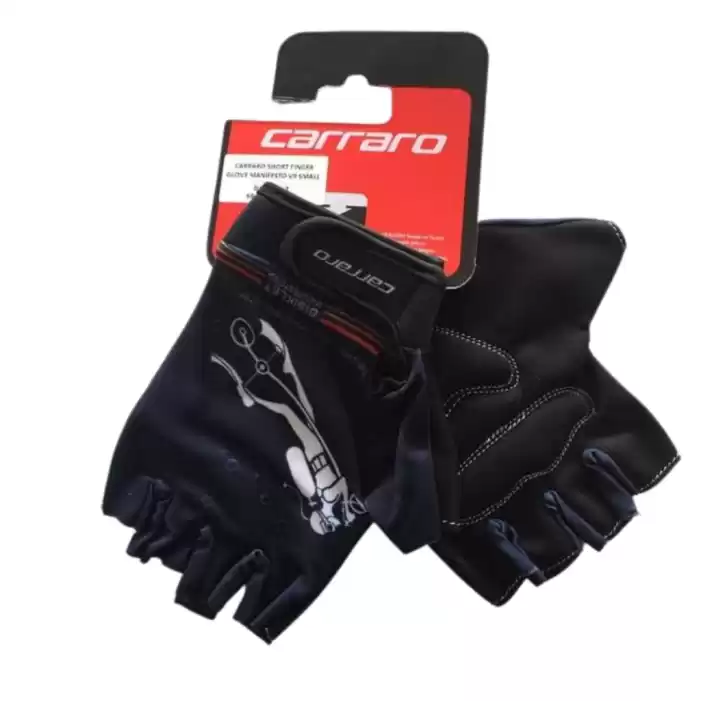 Carraro Kısa Parmak Manıfesto Eldiven Siyah Large V9