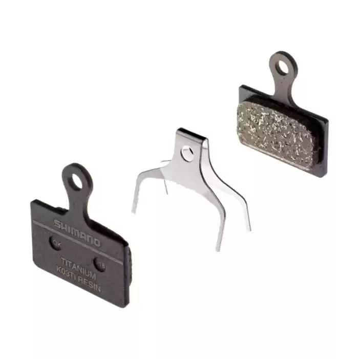 Disc Brake Pad Set Resin K05TIIncl Spring/Split Pin 1 Pair Y8PU98050