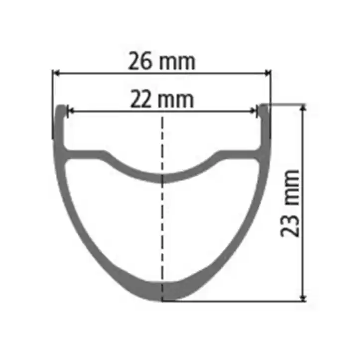 Dt Swiss 27.5 32 Delik Alüminyum Jant Çemberi R500D