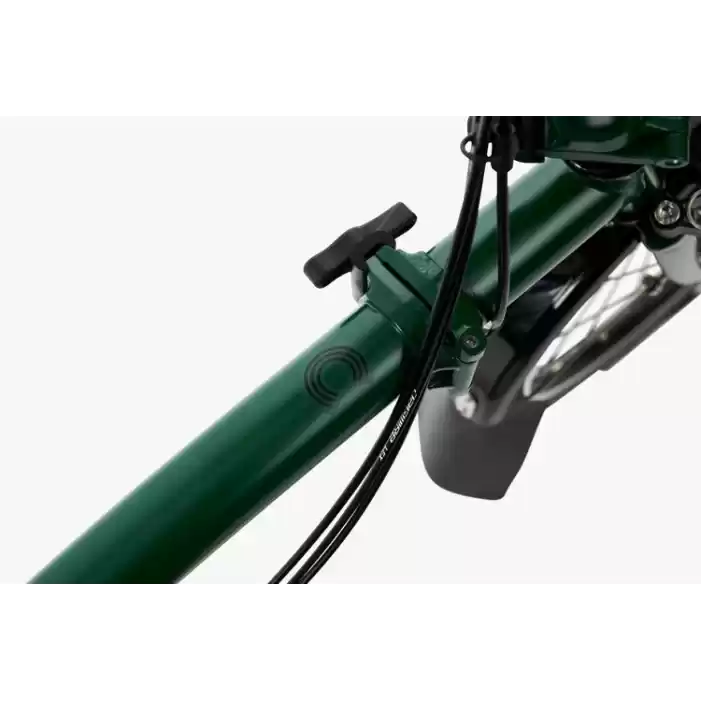 Brompton C Line Orta Gidon Katlanır Bisikleti - Racing Green - 16