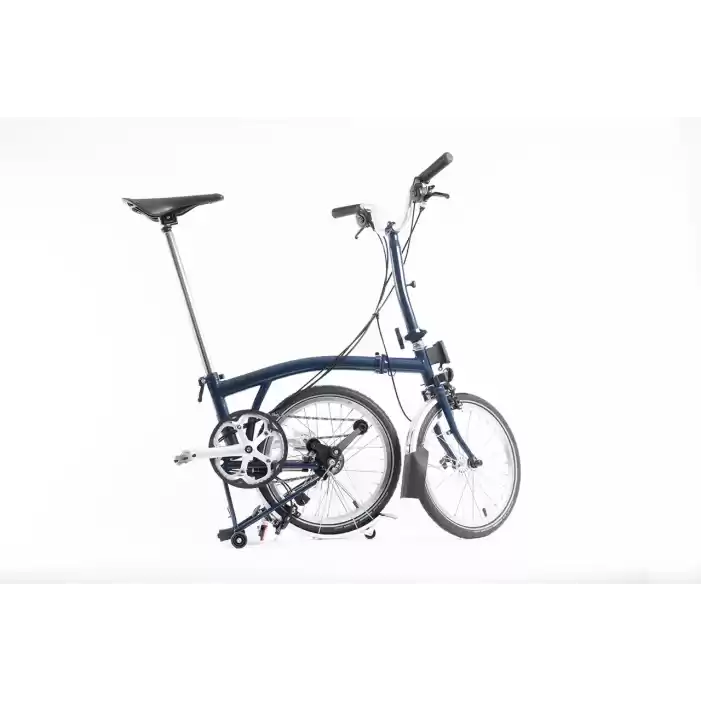 Brompton C Line Orta Gidon Katlanır Bisikleti - Tempest Blue - 16