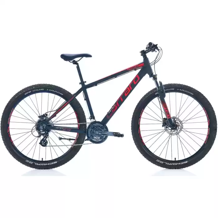 Carraro Force 650 26 Jant 24 Vites 43 Cm Hidrolik Disk Fren Dağ Bisikleti-Siyah-Kırmızı-Gümüş