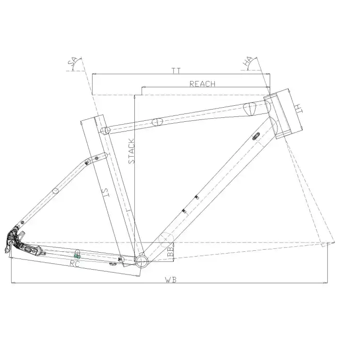 Carraro Sportive 328C 480H 28 Jant 18 Vites Hidrolik Disk Fren Mat Koyu Yeşil-Sarı-Kahve