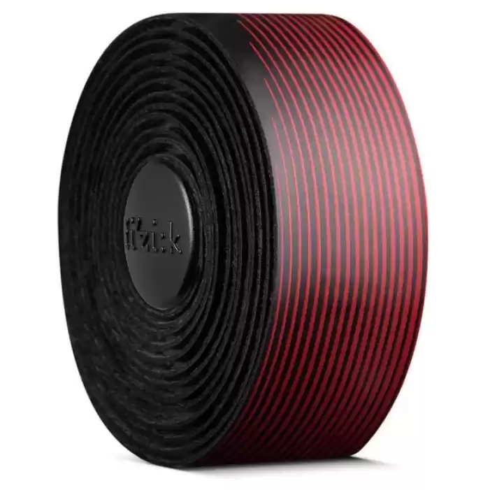 Fizik Vento Microtex Yapışkan Bicolor Bar Bant - 2 mm - Siyah-Kırmızı