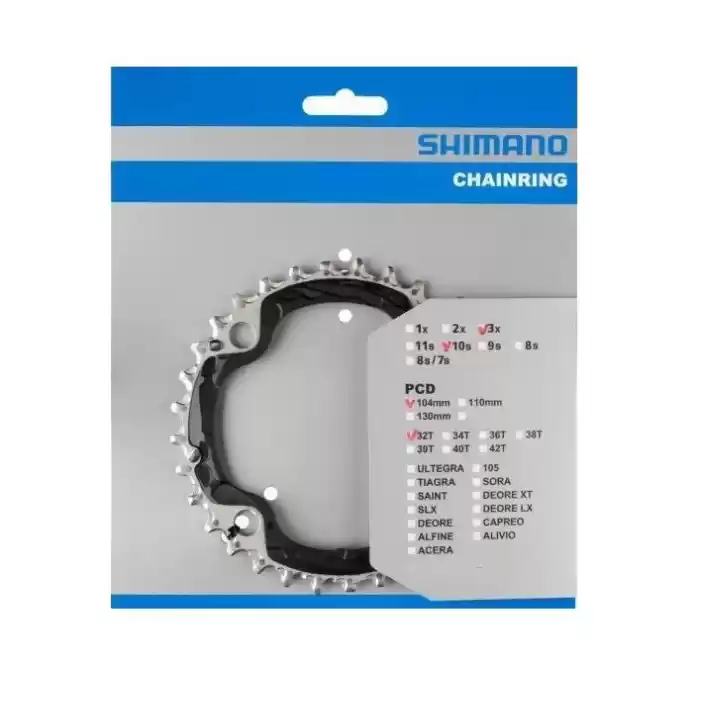 Shimano Deore FC-T521/M610/T611 32T-AE Aynakol Dişlisi - Y1NL98010