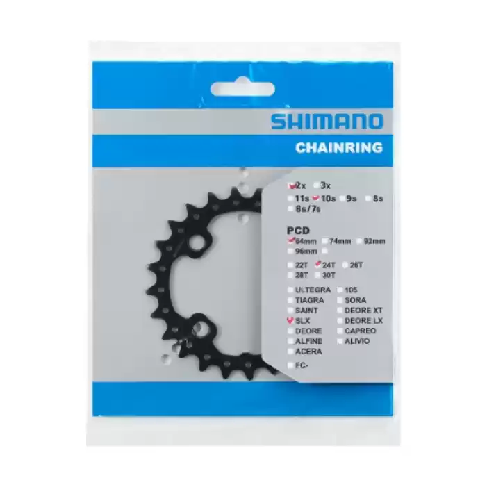 SHIMANO SLX Aynakol dişlisi FC-M677/FC-M675/FC-M627/FC-M627-B/FC-M625/FC-M615 24T