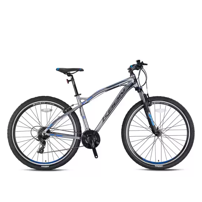 Kron XC150 29 Jant 24 Vites 46 Cm V-Fren Dağ Bisikleti - Mat Füme-Siyah-Mavi